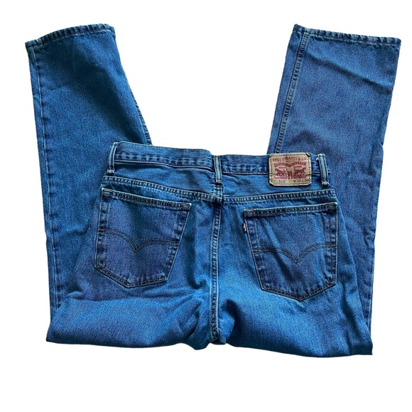 Levi's 516 Men's Slim Straight Jeans Size W 36 L 30 - Picture 2 of 10